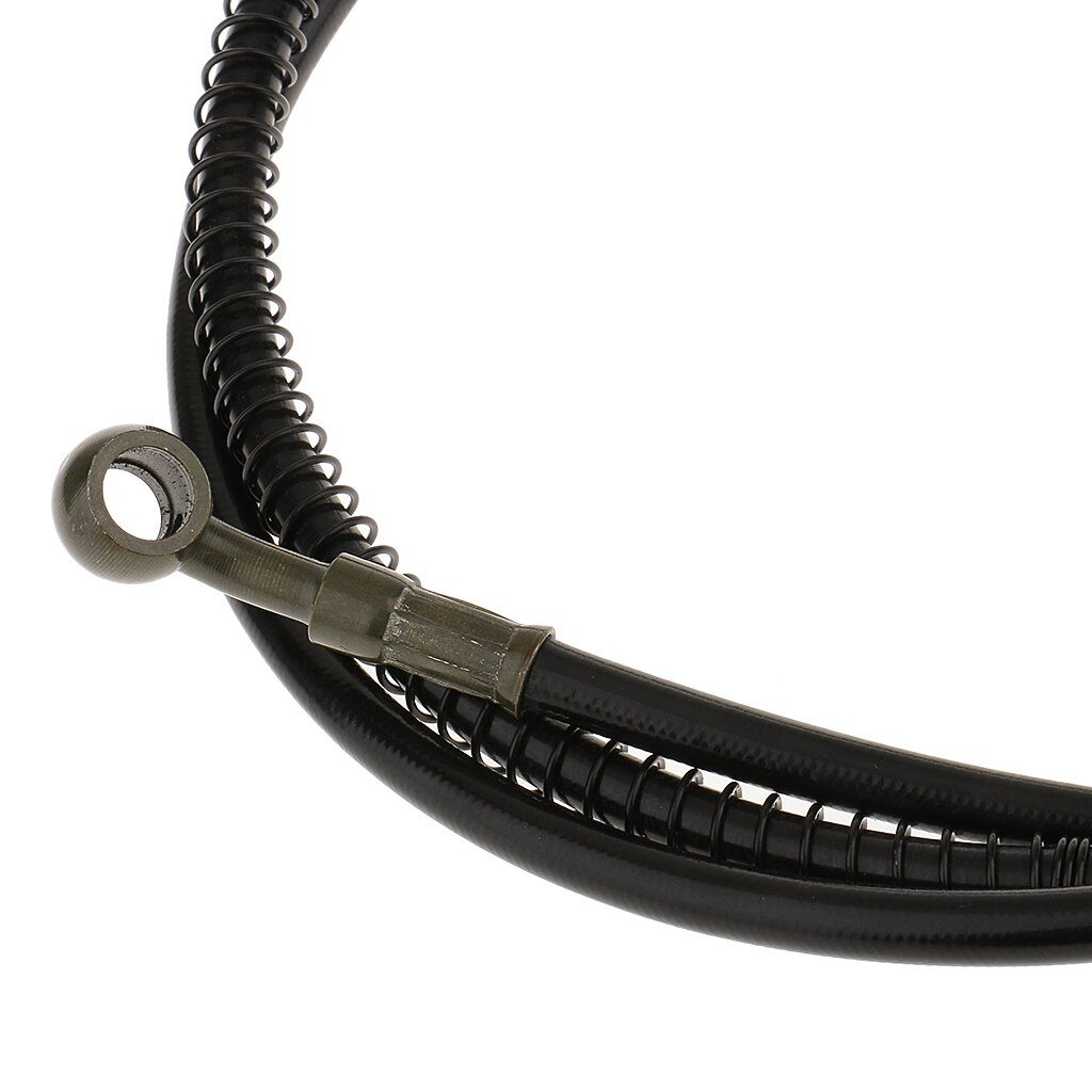 Manguera Universal de goma para freno de motocicleta, línea de embrague con resorte, 190cm