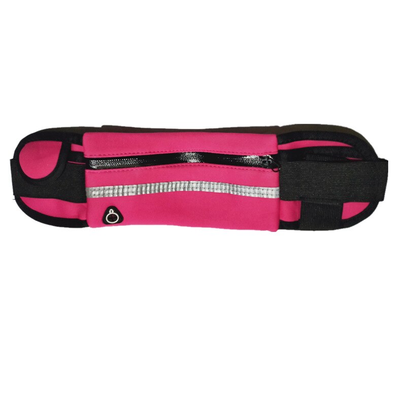 Fanny Pack Female Sports Waterproof Chest Handbag Unisex Waist Bag Ladies Waist Packs Belly Belt Bags Purse: Blue