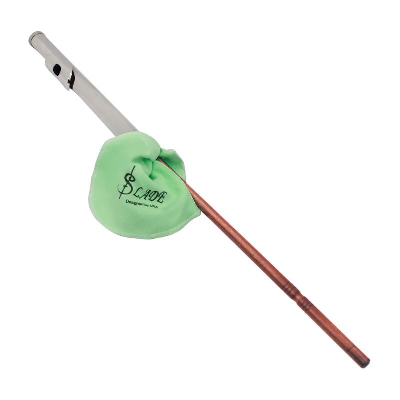 Varilla de limpieza de flauta de madera, 35cm, accesorio de instrumento de viento, 1 ud.