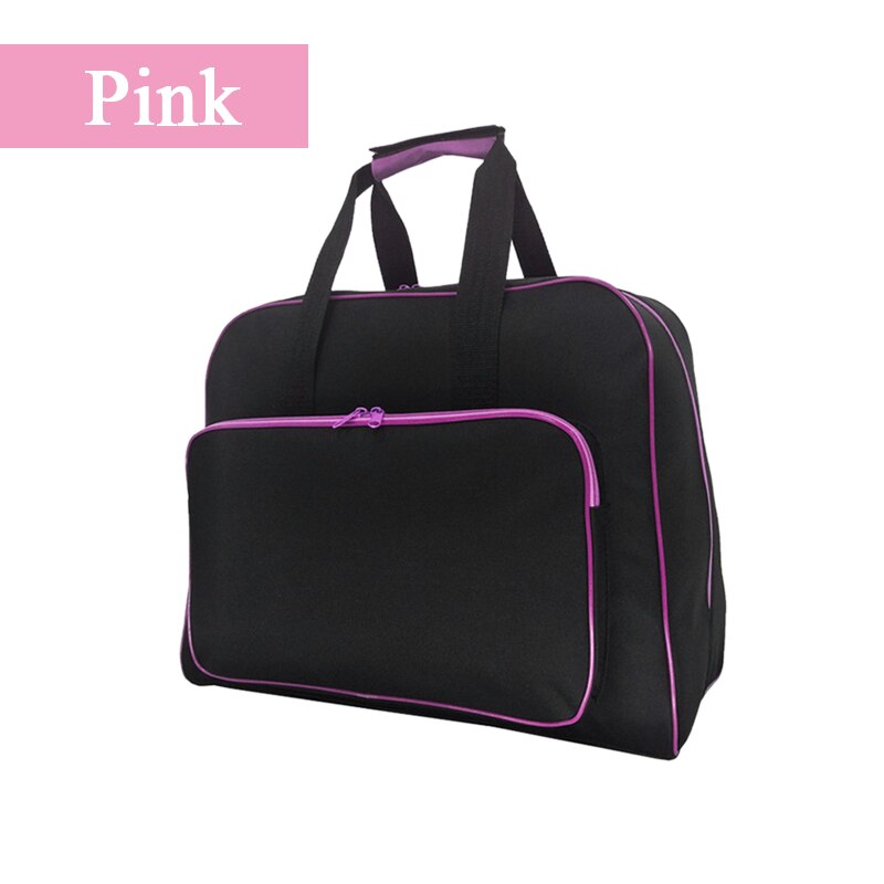 unisex Nähmaschine Tasche Große Kapazität Reise tragbar Lager Tasche Wasserdicht Tote Taschen Multifunktionale NäHenne Werkzeuge Handtasche: Rosa