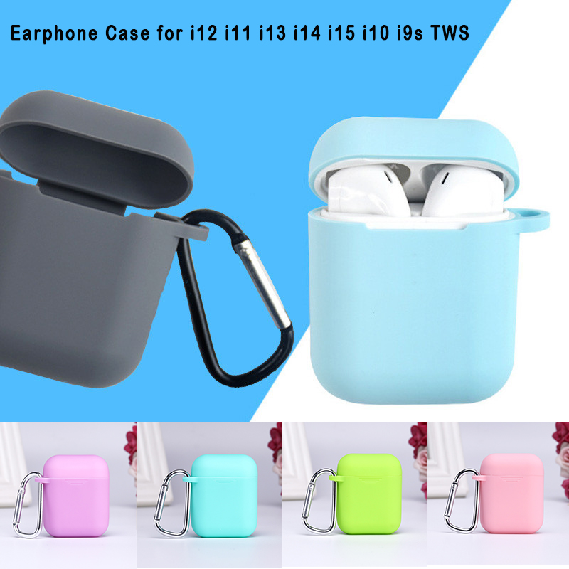 Étui i12 TWS en silicone pour écouteurs Bluetooth sans fil, pare-chocs i9s i10 i9 i11 i14 i15 TWS i12TWS i 12 étuis de protection pour écouteurs