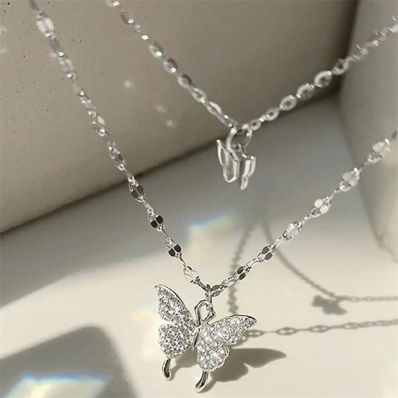 Collar de dos formas redondas para mujer, gargantilla de cadena geométrica exquisita, de cumpleaños, joyería de: Cobalto violeta