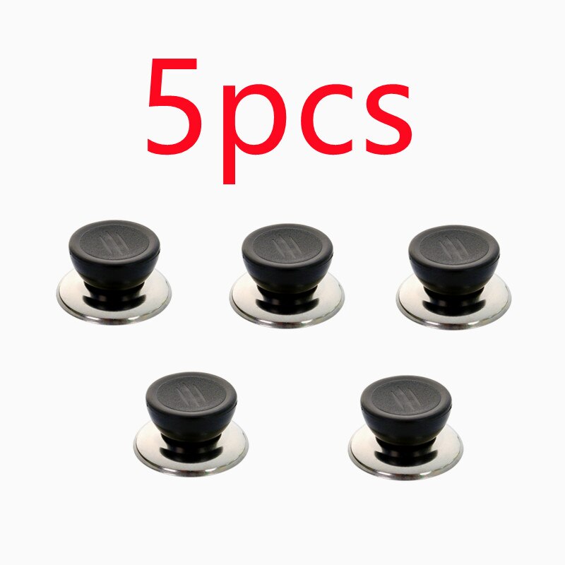 5Pcs Cookware Pot Pan Lid Plastic Knob Lifting Handle Cover Hand Grip Saucepan Kettle Glass Lid Holding Part Kitchen Accessory: 5pcs