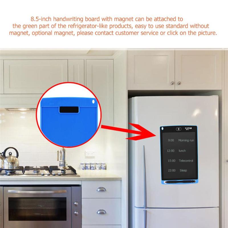 8.5 tommer bærbar smart lcd skrivetavle grafik håndskrift pad bord elektronisk notesblok tegnebræt