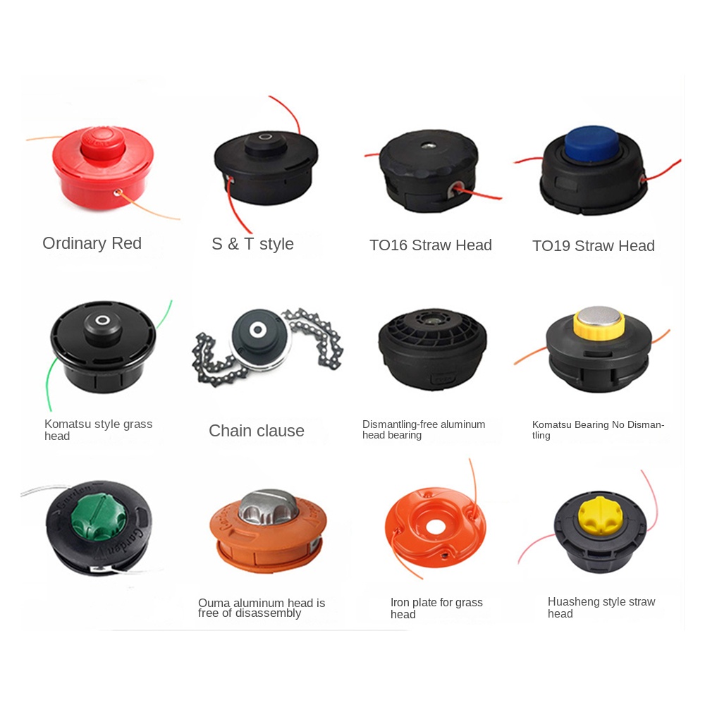 Lawn Mower Accessories Weeding Head Chain Wire Style Straw Rope Desbrozadora Accesorios Cabezal Desbrozadora Universal 예초기 부속