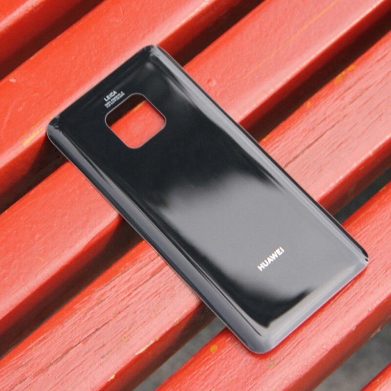 Huawei Original Back Battery Cover Housing For Huawei Mate 20 Pro Mate20 Pro Battery Back Rear Glass Case: Black