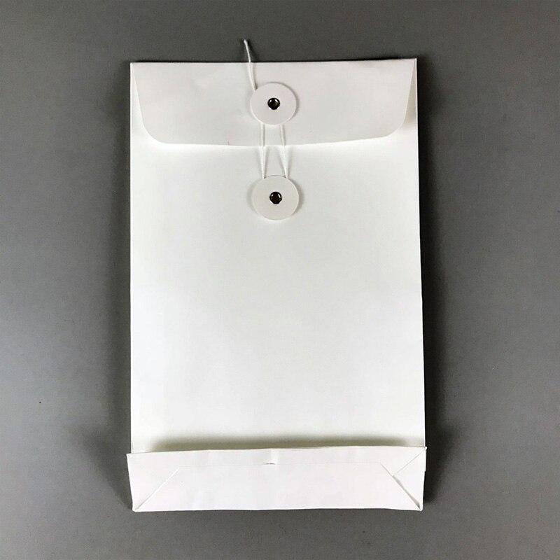 10pcs A5 Blank File Folder/Pocket Paper Document Bag - Multi colors available: White