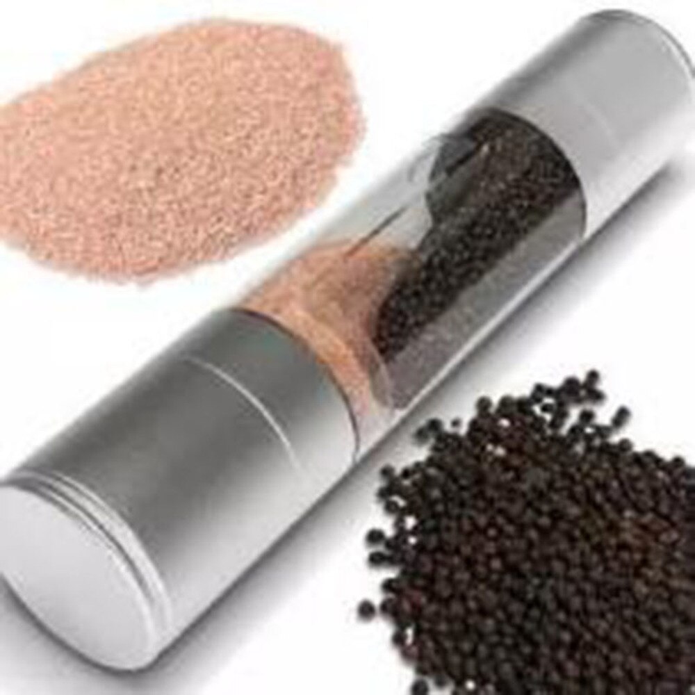 2 In 1 Peper Spice Grinder Roestvrij Staal Handmatige Zout Grinder Voor Steak Salade Outdoor Reizen Picknick Draagbare Keuken Gereedschap
