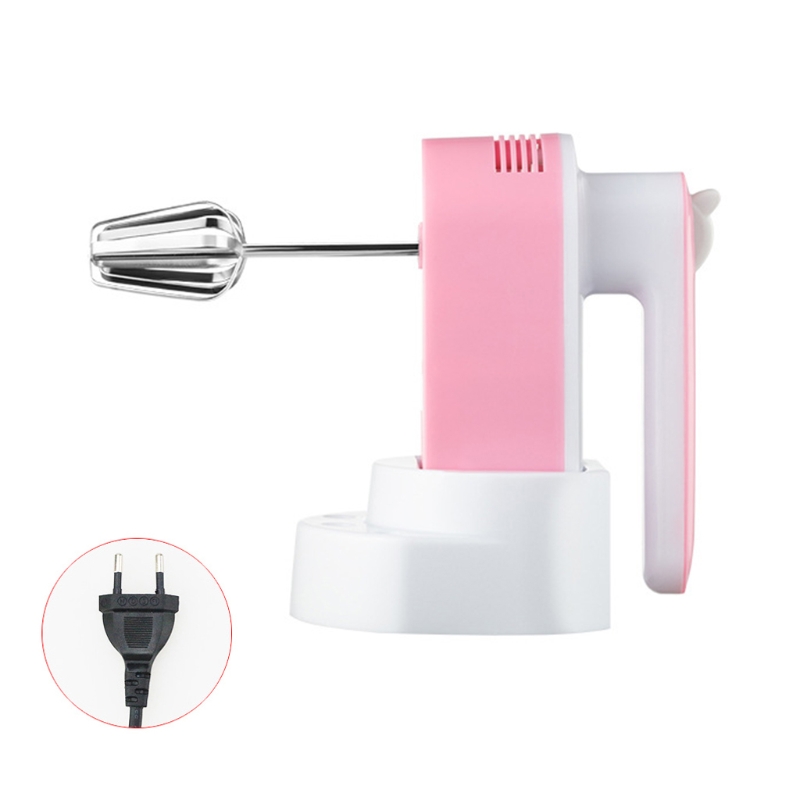 Handheld Electronic Mixer 5 Speed for Cake Egg Yeast Dough Stainless Steel