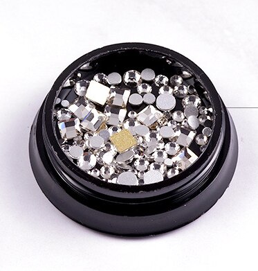 nouveauté Nail art Non fix ongles Strass cristal swarovski verre perles en vrac Strass pour ongles décorations: XY103