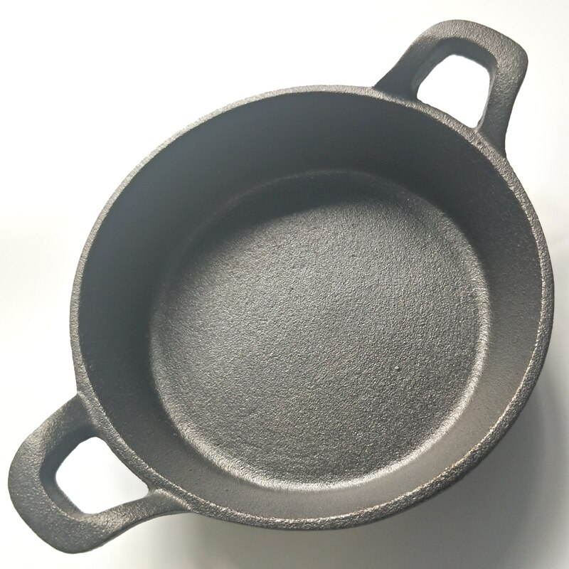 Mini Poêle En Fonte Uptaly – 11 Cm, Sans Revêtement, Anti-adhésive Naturelle, Pour œufs Ou Sauces