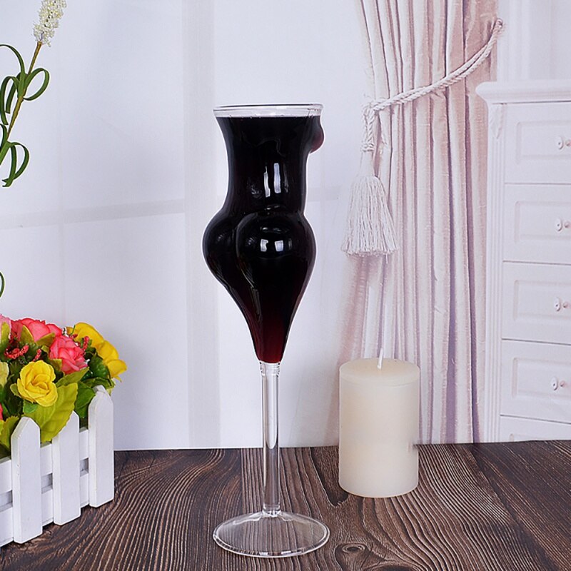 bar champagne glass kopp cocktail vin flaske naken formet håndlaget bar verktøy beger stilk stor liten størrelse hjemme kjøkken bruk
