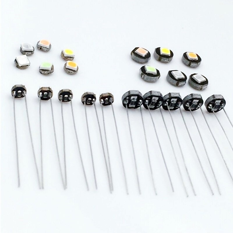 10PCS T1 T3 T4.2 T4.7 T5 Car Bulb LED Lights12V 1SMD Instrument cluster lamp indicator central control CD air conditioning lamp