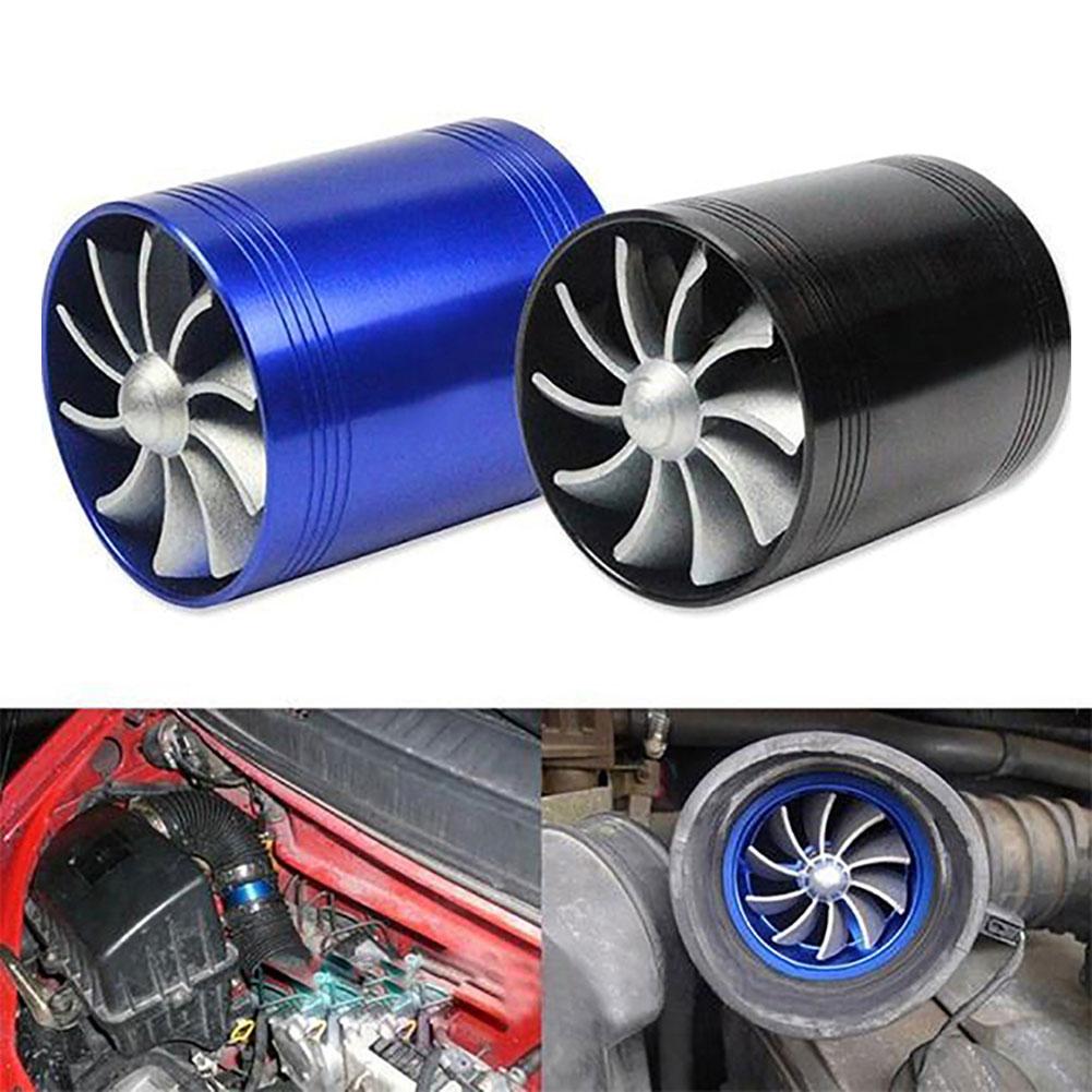Durable coche vehículo turbocompresor Turbo compresor ahorro de combustible ventilador con cubiertas de goma ahorro de combustible mejorado Plantilla de coche torque