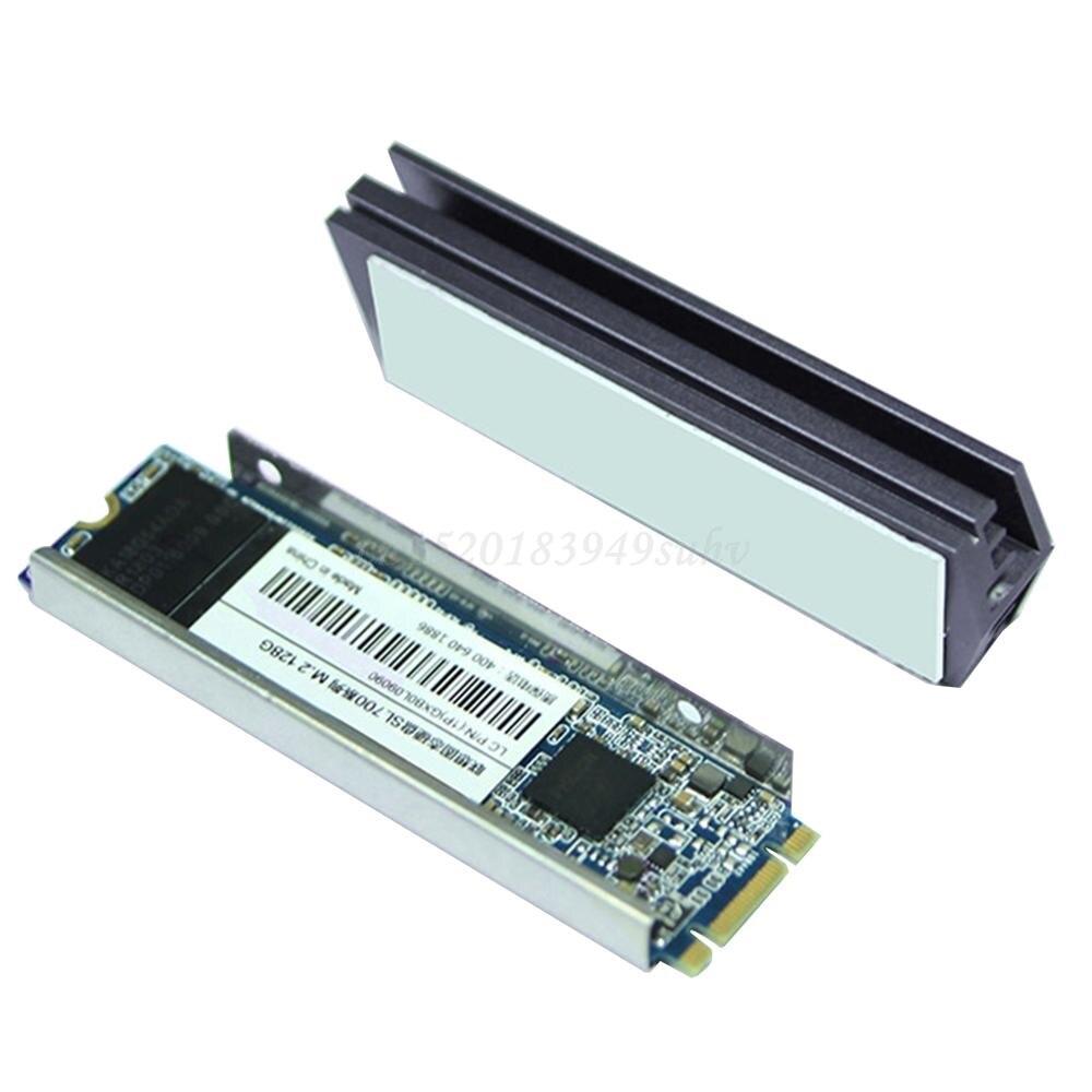 Aluminum Alloy M.2 SSD Heatsink Solid State Hard Disk Cooler Radiator Heat Thermal Dissipation Cooling Pads