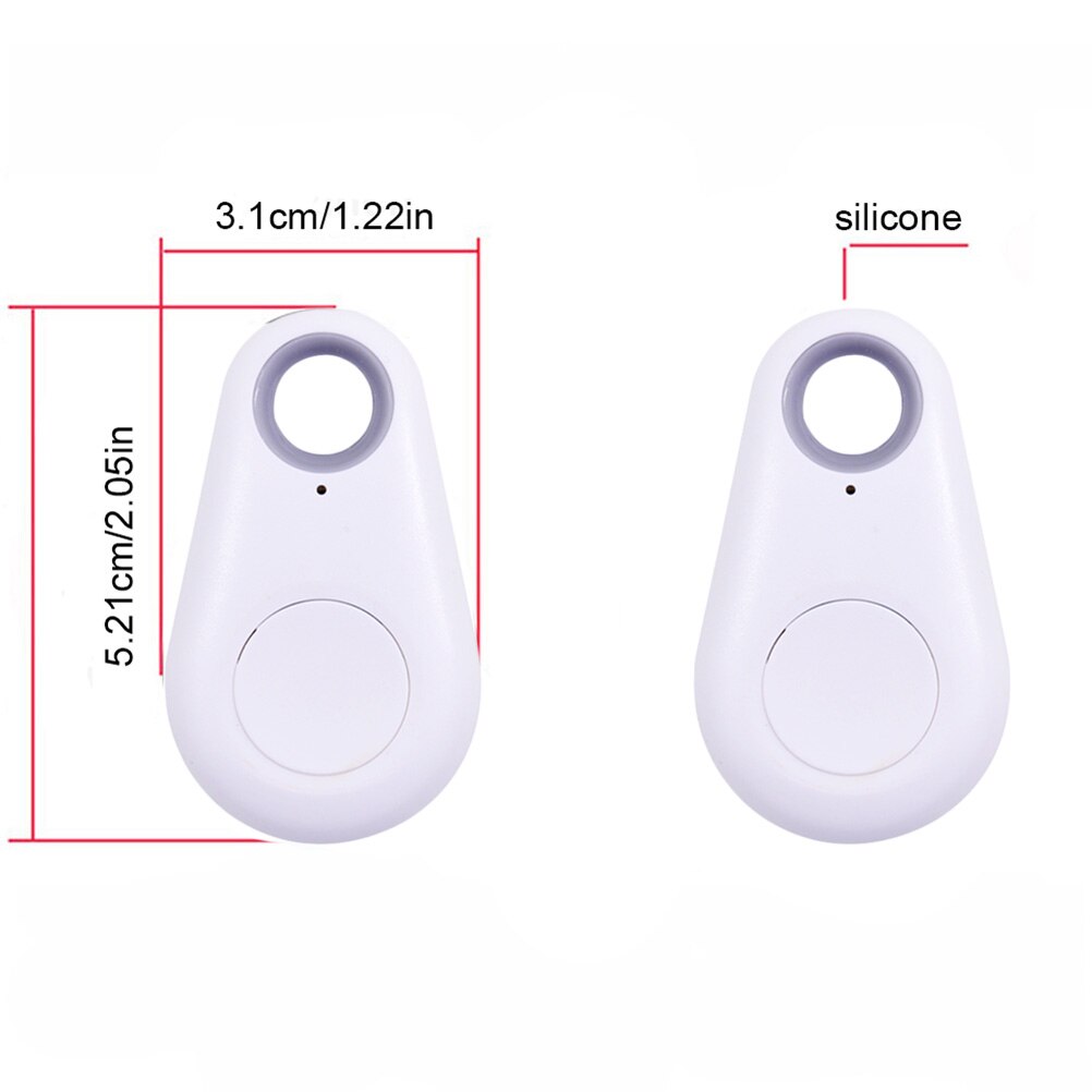Mini rastreador inteligente de bolsillo antipérdida, inalámbrico por Bluetooth 4,0, localizador GPS, etiqueta, cartera con alarma, llave para perro mascota