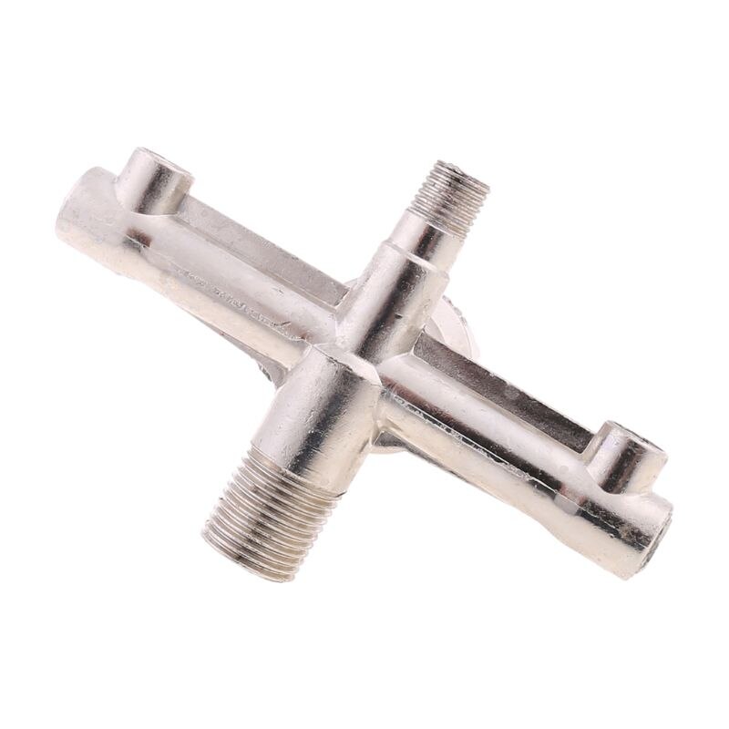 Dubbele Outlet Buis Legering Luchtcompressor Schakelaar Drukregelaar Valve Fitting
