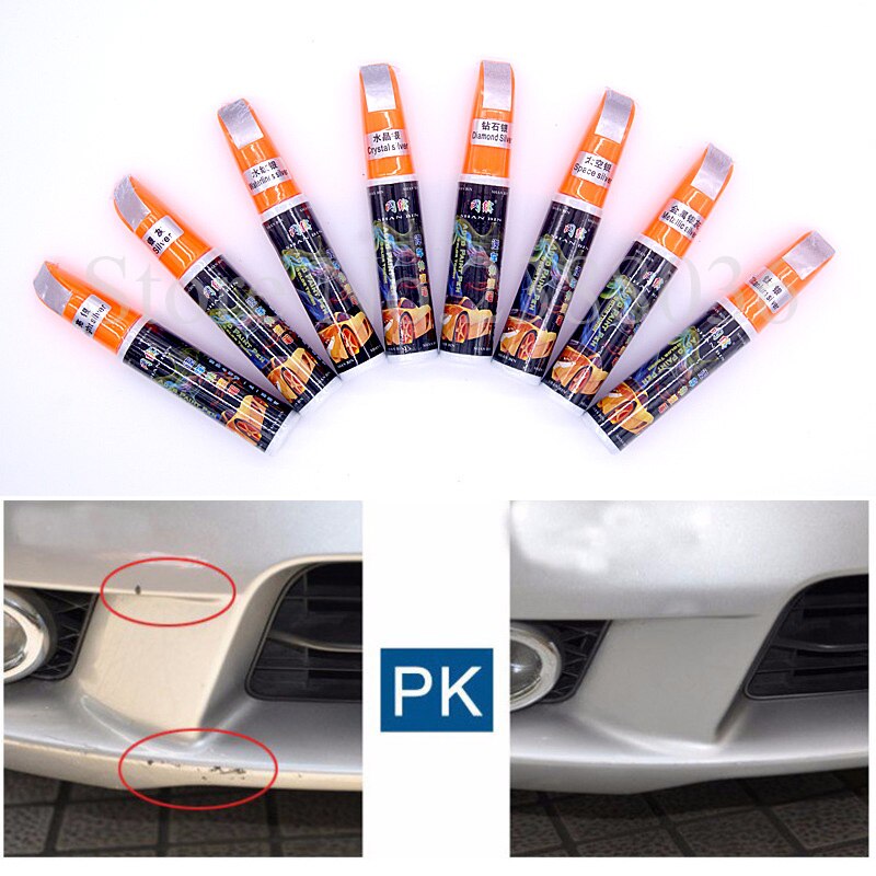 1 kpl hopeanvärinen auton naarmujen korjaus fix it pro autohuolto naarmunpoistoaine huolto maalinhoito auto maalikynä auton muotoilu