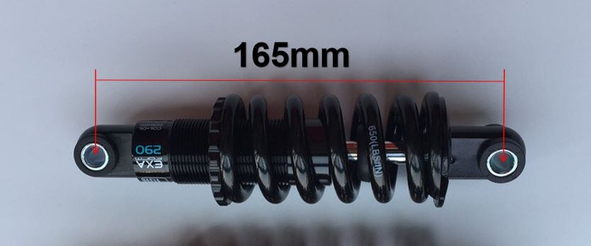 KS EXA – amortisseur arrière de Suspension 290, ressort Durable pour vélo de descente, vtt, 165mm 190mm: 24-24-165mm-650LBS