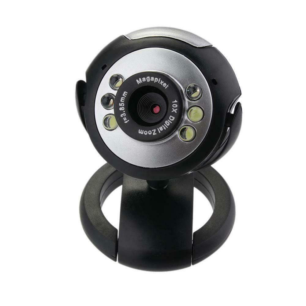 Usb Hd Camera Met Microfoon 30 Mega Pixel Webcam 6 Led Hd Webcam Camera Mic Voor Pc Laptop