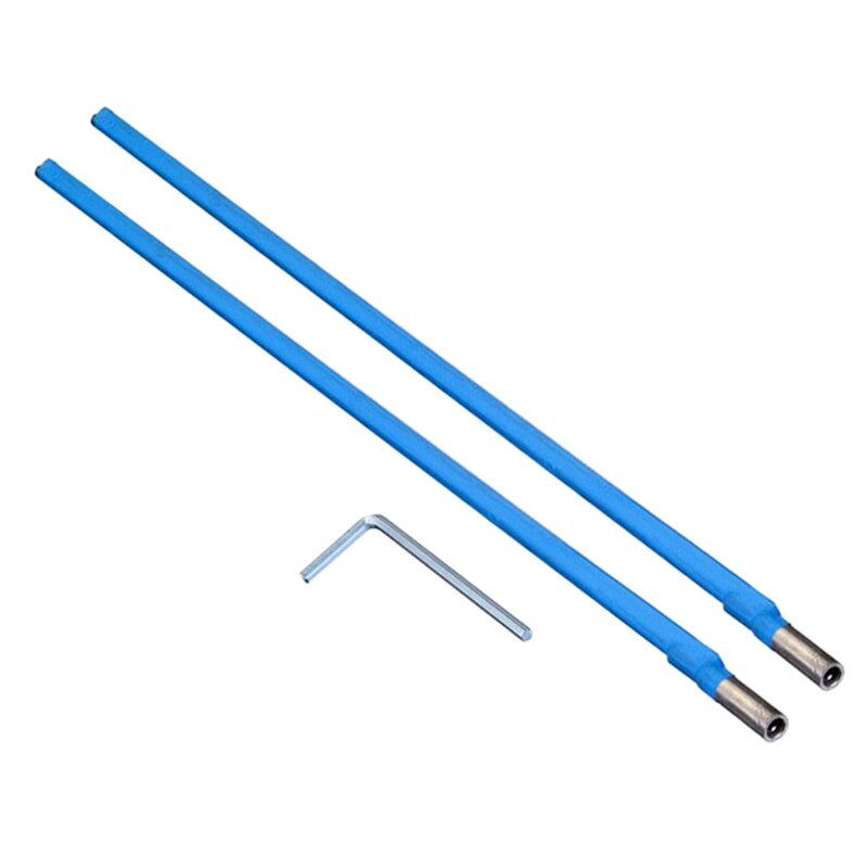 1Set Twee Manier Dual Action Gitaar Truss Rod Blauw Hendel Met Inbussleutel U7EF