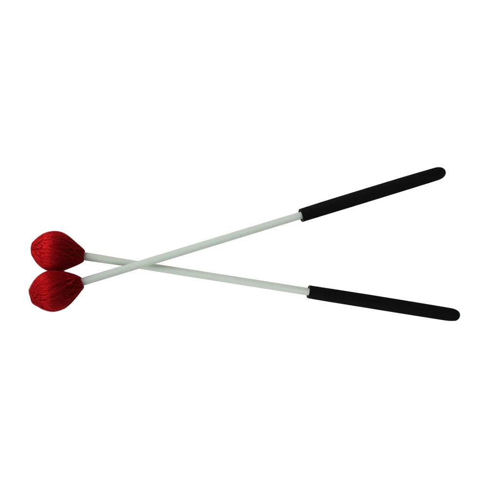 1 paire de baguettes de tambour Marimba, carillon, bâton de cloche, bâtons de batterie de Xylophone, accessoires et pièces pour instruments de Percussion professionnels