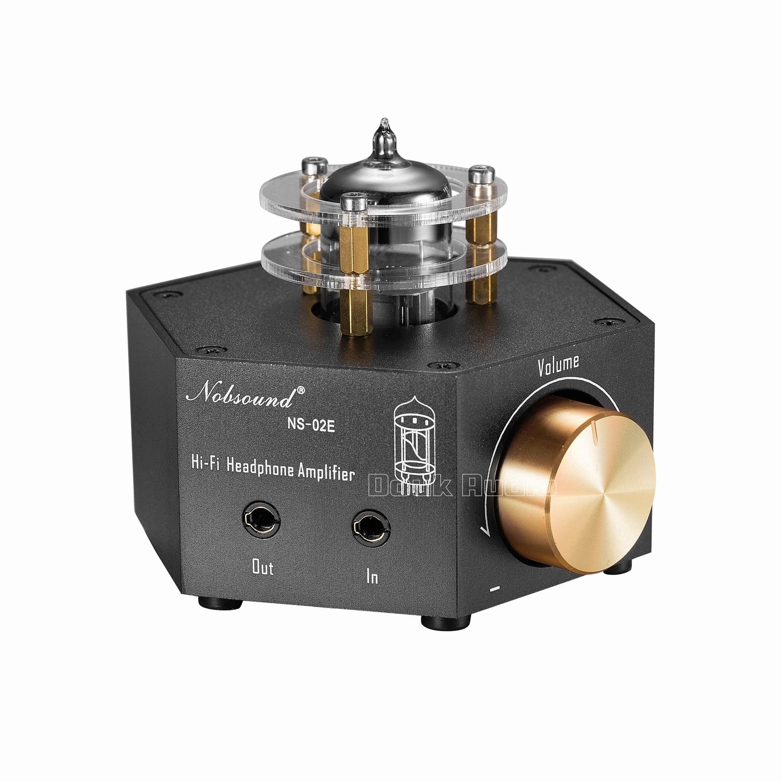 Nobsound NS-02E Class A 6N3 Vacuum Tube Amplifier Stereo HiFi Headphone Amp / Pre-Amp: Black