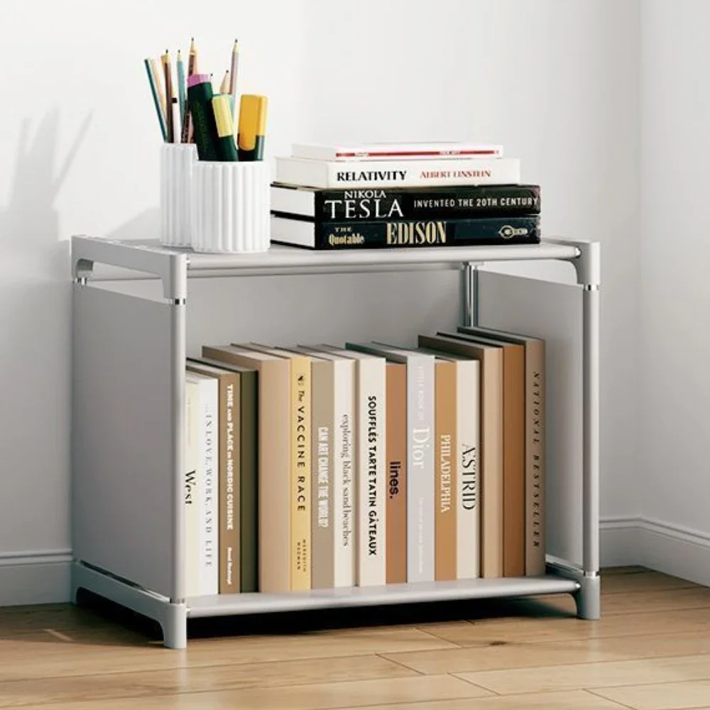 Eenvoudige boekenplank Meerlaagse boekenkast Eenvoudige montage Boekenkast Vierkante opbergplank Woonkamer en studeerkamer Opbergplank