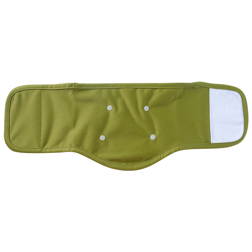 Pañales ajustables para perros con dibujos de animales, lavables, absorbentes para perros, bragas reutilizables para mascotas, pantalones cortos fisiológicos: XL / Verde militar