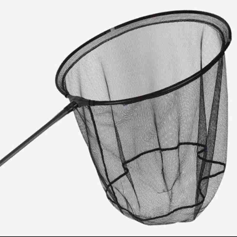 Red de pesca de carbono de , aparejo de pesca de mano plegable telescópico con mango de poste