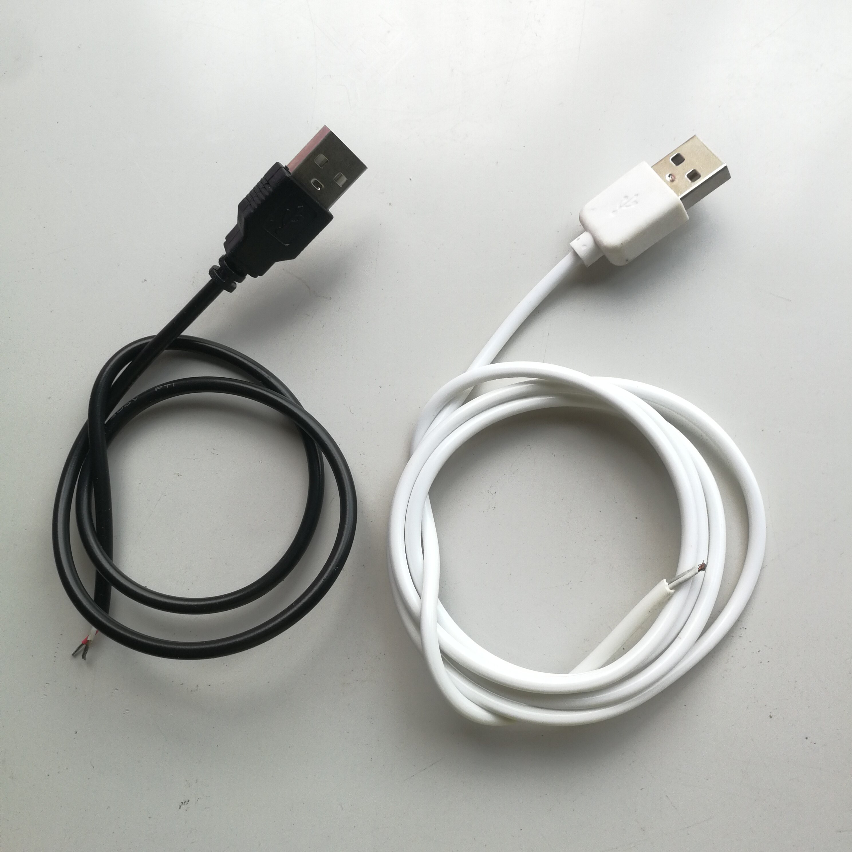 30CM 50CM 100CM USB LED Anschluss Kabel linie 2pin USB Buchse Power Verbinden Draht Anschlüsse für DC5V einfarbige LED Streifen Licht