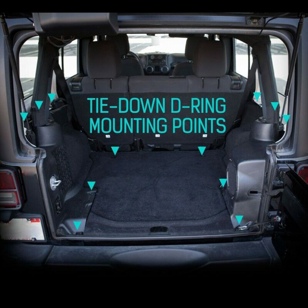 6 Stuks D Ring Tie Downs Voor Jeep Wrangler Pickup Kofferbak Heavy Duty Anti-Roest