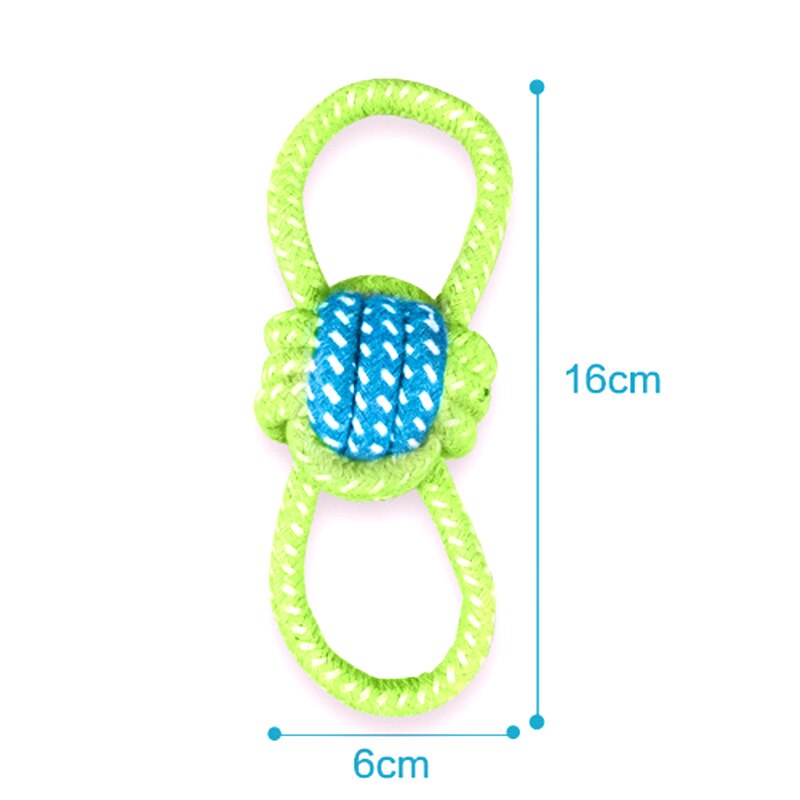 7 package chewing cotton rope dog toy dog outdoor teeth cleaning dog rope toy puppy chewing molar toy bulldog pug