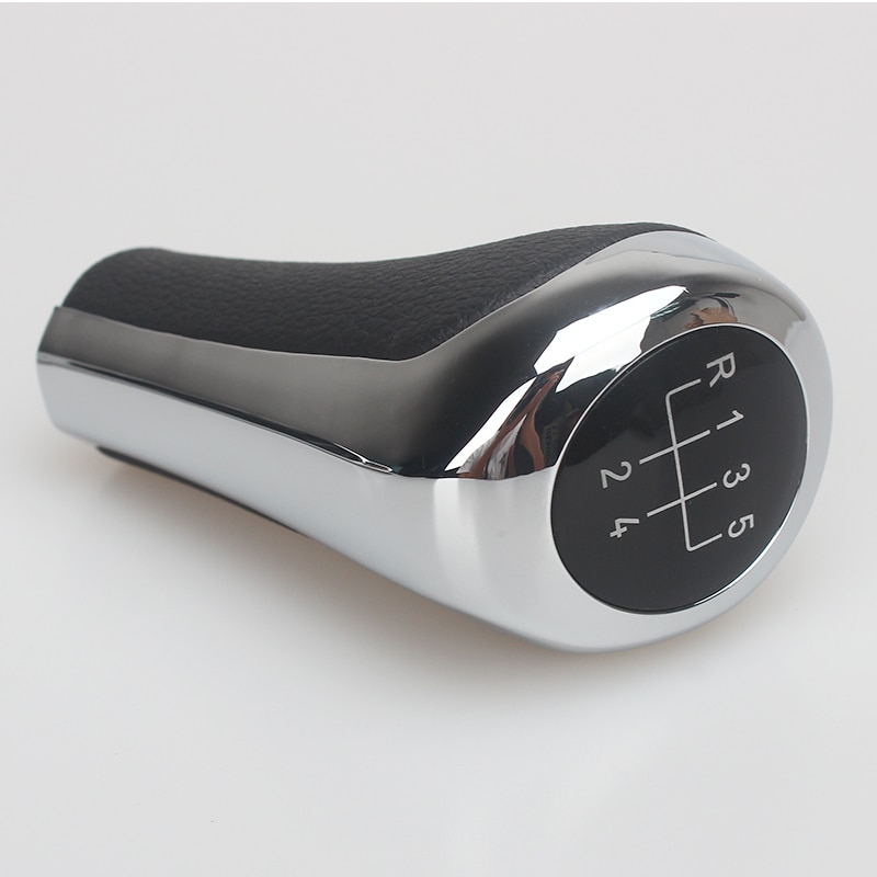 Verchroomde Matte Carbon Fiber Lederen Pookknop Voor Bmw 1 3 5 6 Serie E30 E36 E39 E46 X5 e53 E60 E63 X3 E83 X1 E84 E90 E91