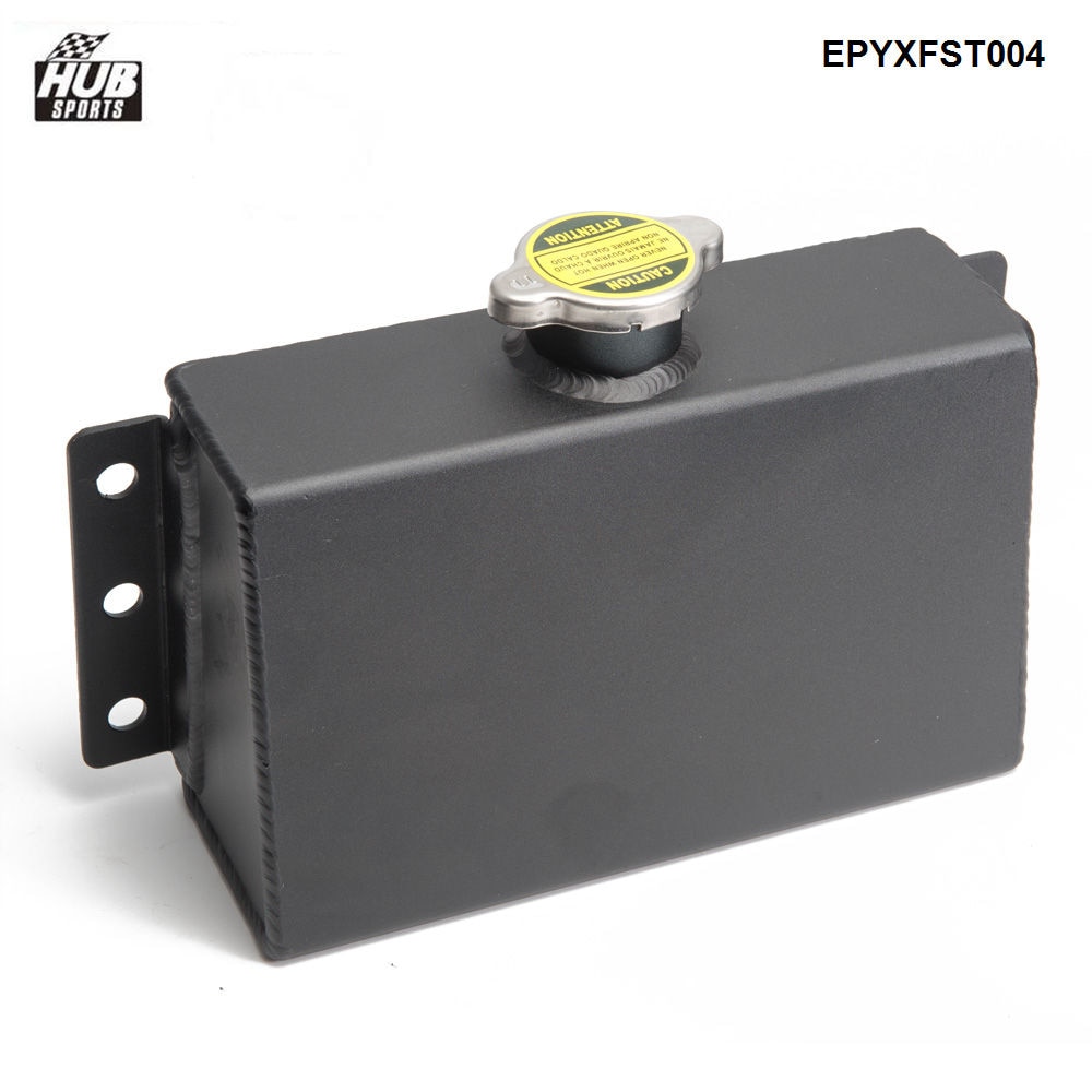 Universal Aluminum Coolant Expansion Fill Tank Overflow Reservoir Oil Catch Can Fuel Surge Tank EPYXFST004