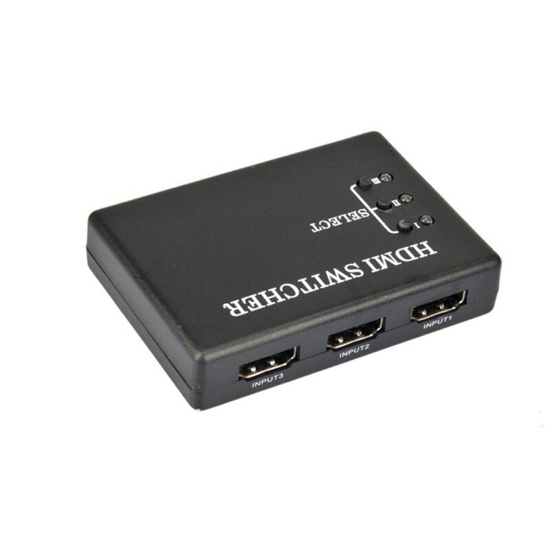 HDMI switch HD switch with remote control 3 into 1 out