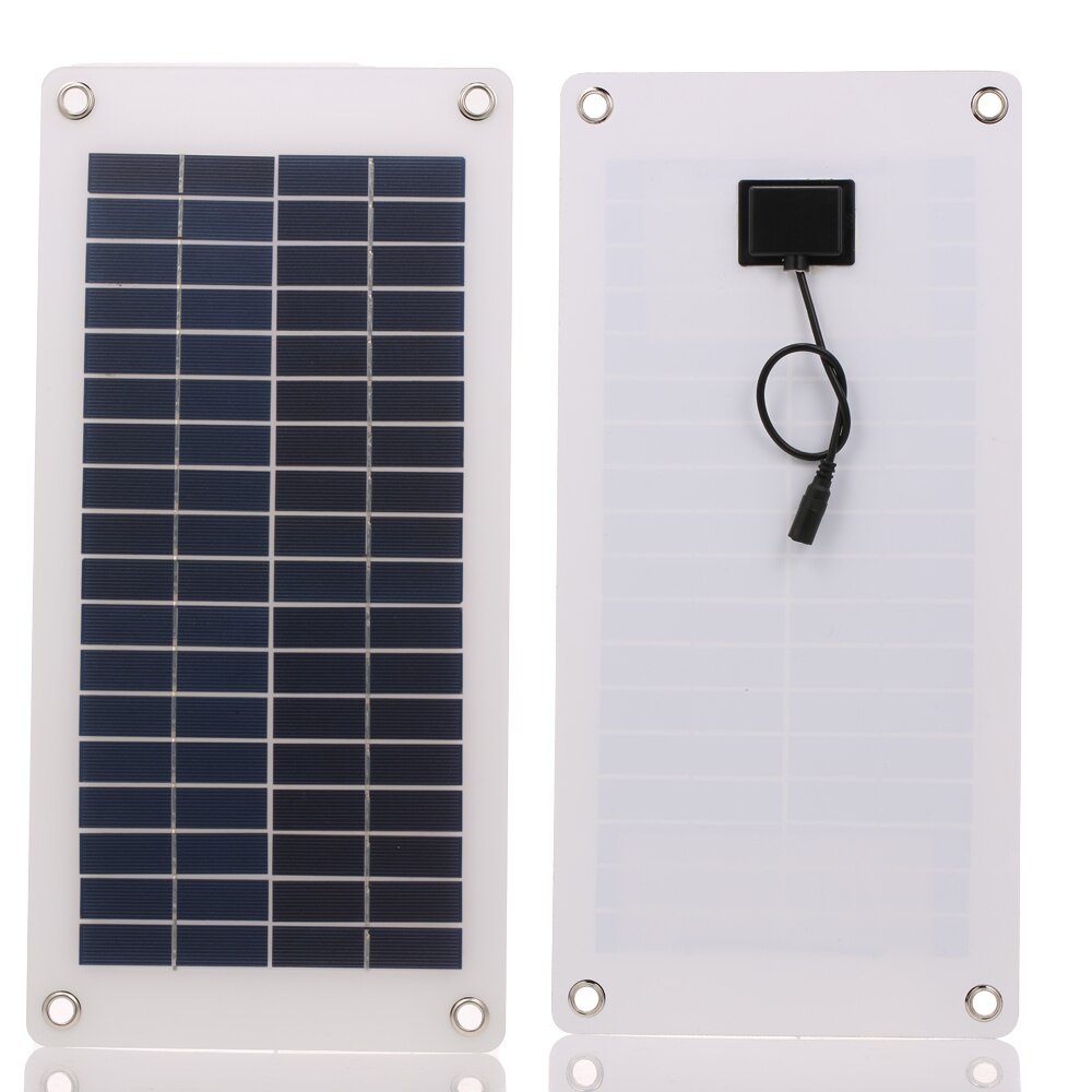8.5W/12V Solar Panel Semi-flexible Solar Power Panel Trickle Charging For RV Motorcycle Boat Marine Trailer Tractor Powersports