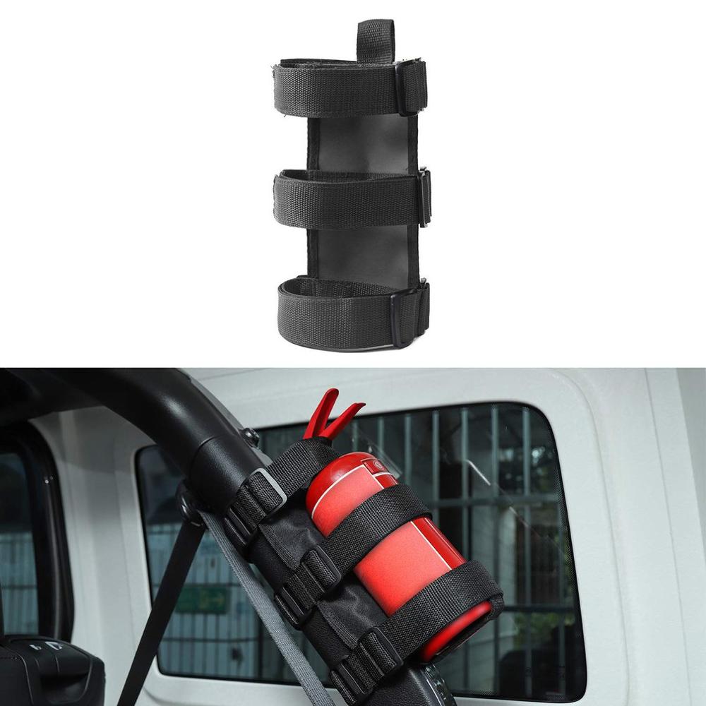 Oxford Car Roll Bar extintor de incendios soporte grande y pequeño tamaño Oxford paño para 1997 SUV accesorios de coche