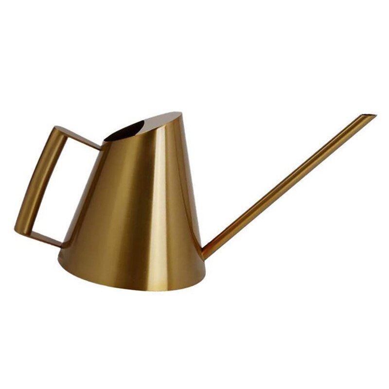 Watering Can Gardening Tools, For Indoor and Outdoor Plant Watering Can, 900ML (Gold)