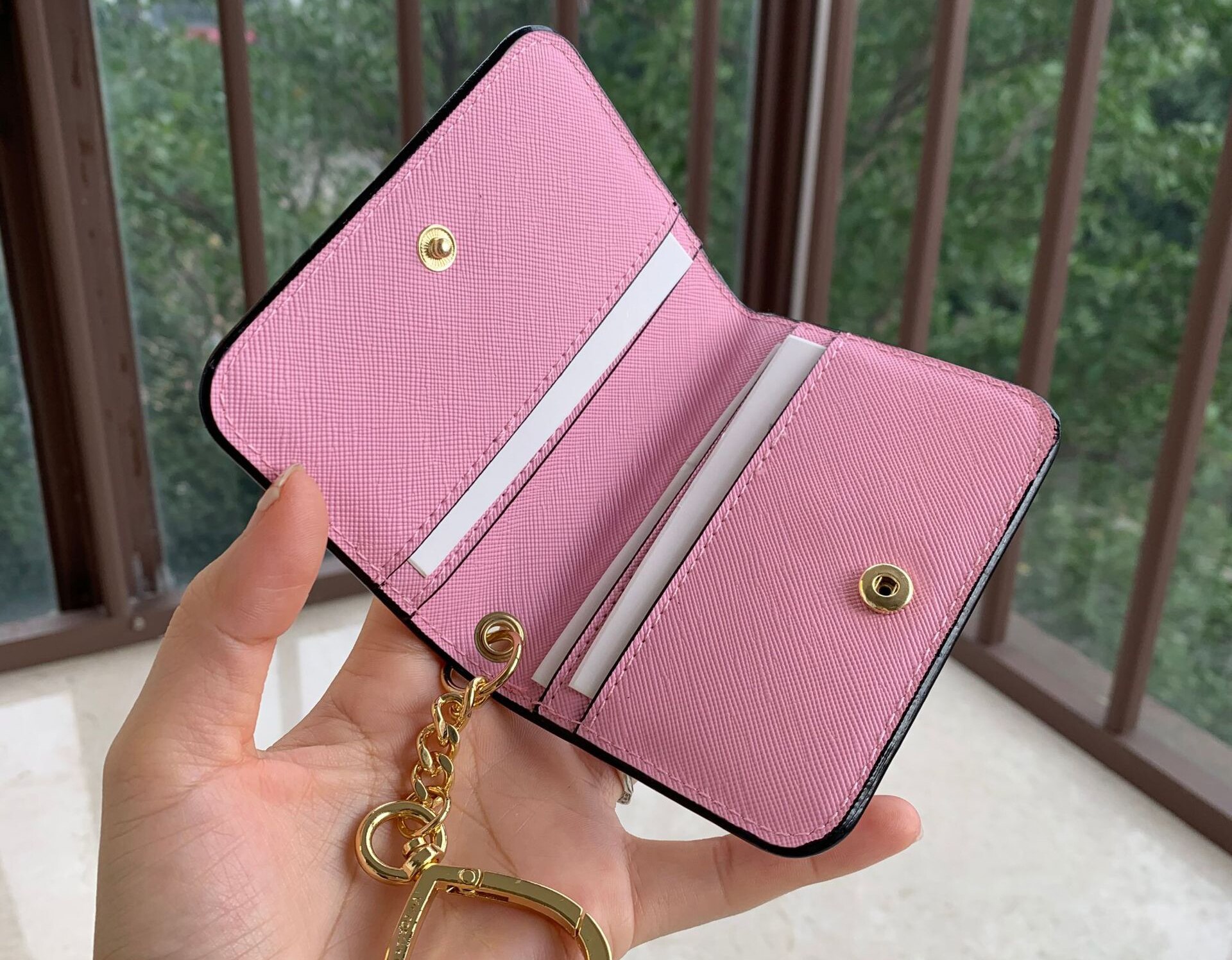 Christmas Ladies Leather Card Holder BLACK Coin Purse Card Holder Heart-Shaped Keychain Keychain ID Card holder