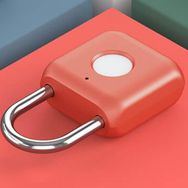 Xiaomi inteligente candado de huellas dactilares Kitty USB impermeable cerradura de huella digital electrónica hogar antirrobo caja de equipaje candado de seguridad: Red