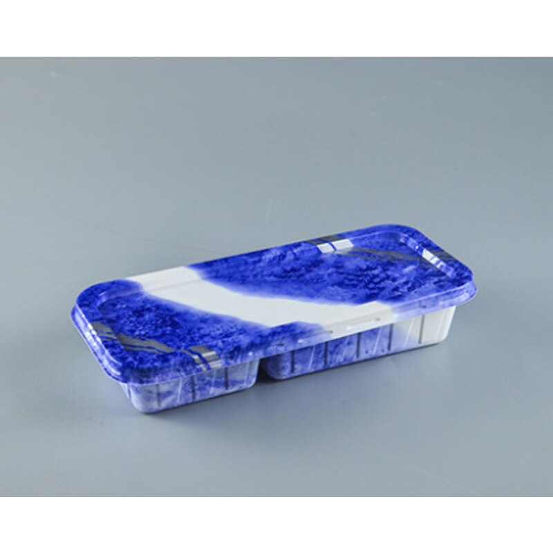 Disposable lunch box 600ml Microwave heating Snack Dessert Cookies Sushi Fried rice takeaway container.: A2