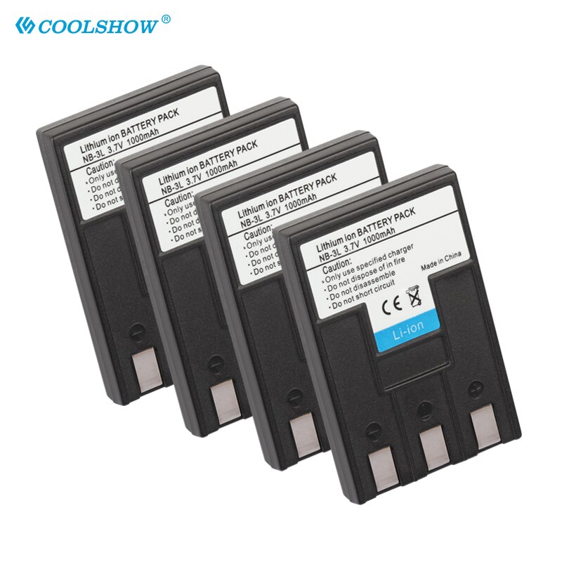 Camera Batterij NB-3L NB3L Nb 3L Voor Canon Ixus Iis SD110 Ixy I2 I5 S700 750 700 Is Iis SD20 PC1060 PC1114 110.1000Mah Batterijen