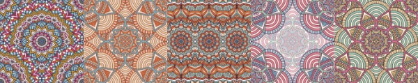 Retro mandala stil fliser klistermærker talje linje wallstickers køkken badeværelse toilet kant vandtætte selvklæbende decals