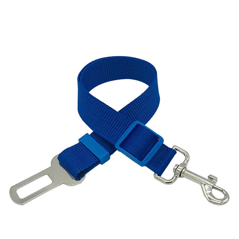 Intrekbare Verstelbare Dog Seat Belt Auto Voertuig Vaste Huisdier Aangelijnd Pet Seat Belt Dierbenodigdheden: Deep Blue