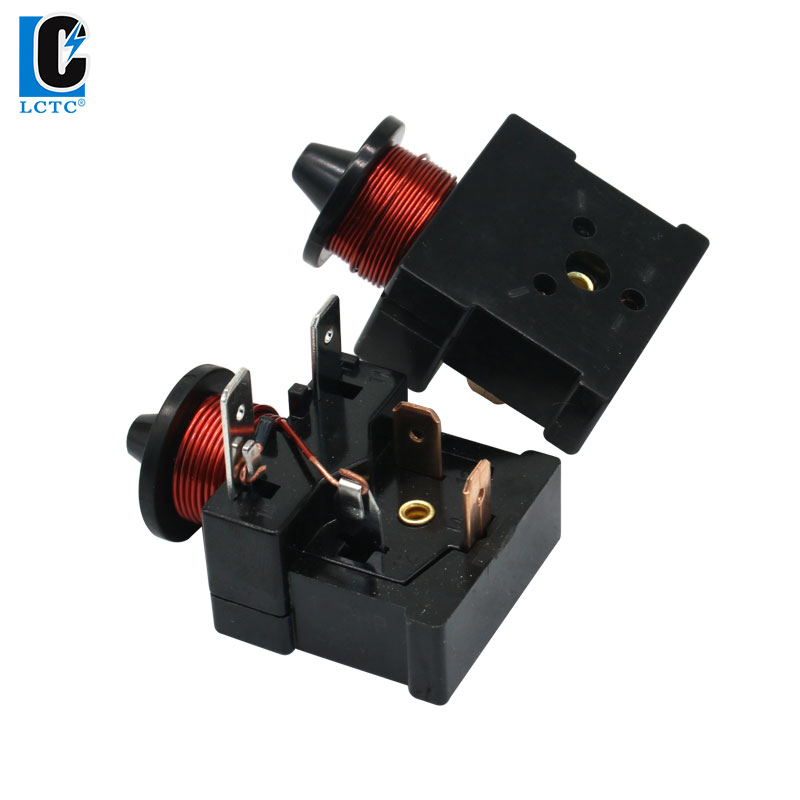 Lctc kylskåpskompressor startrelä för kylskåp 110v 220v hisne spänningskylningsrelä hammarstartare kortslutning drs