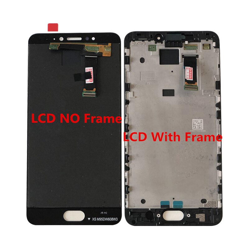 5.5 original original original testado m & sen para meizu mx6 tela lcd com moldura + painel de toque digitador da tela para meizu mx6 quadro exibição