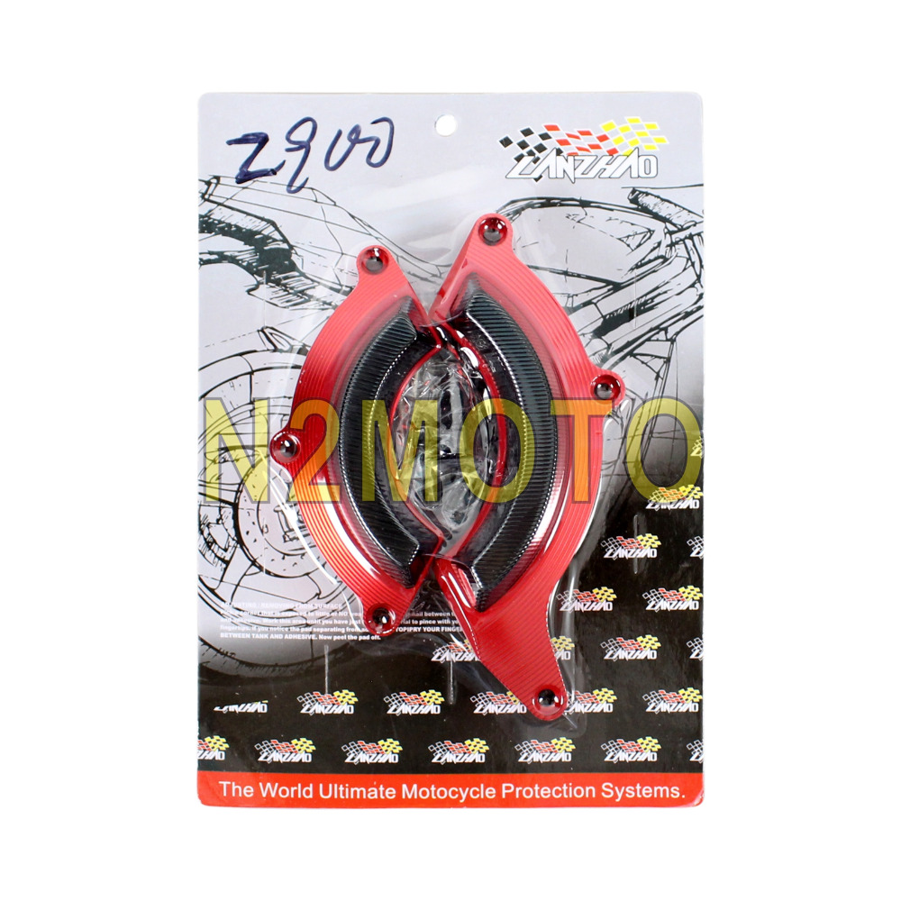 Motorcycle Engine Guard Cover Crash Frame Protector Slider for Kawasaki Z900 Red