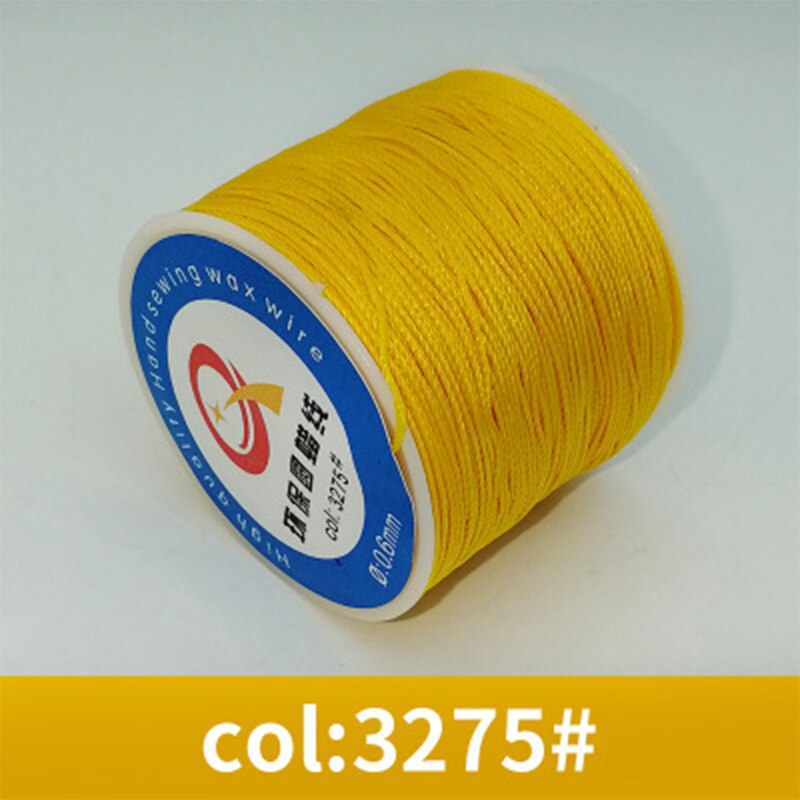 0.6mm tondo filo cerato filo di cera filo di cucitura filo per artigianato in pelle filo da cucito gioielli fai da te tariffa hilos para coser