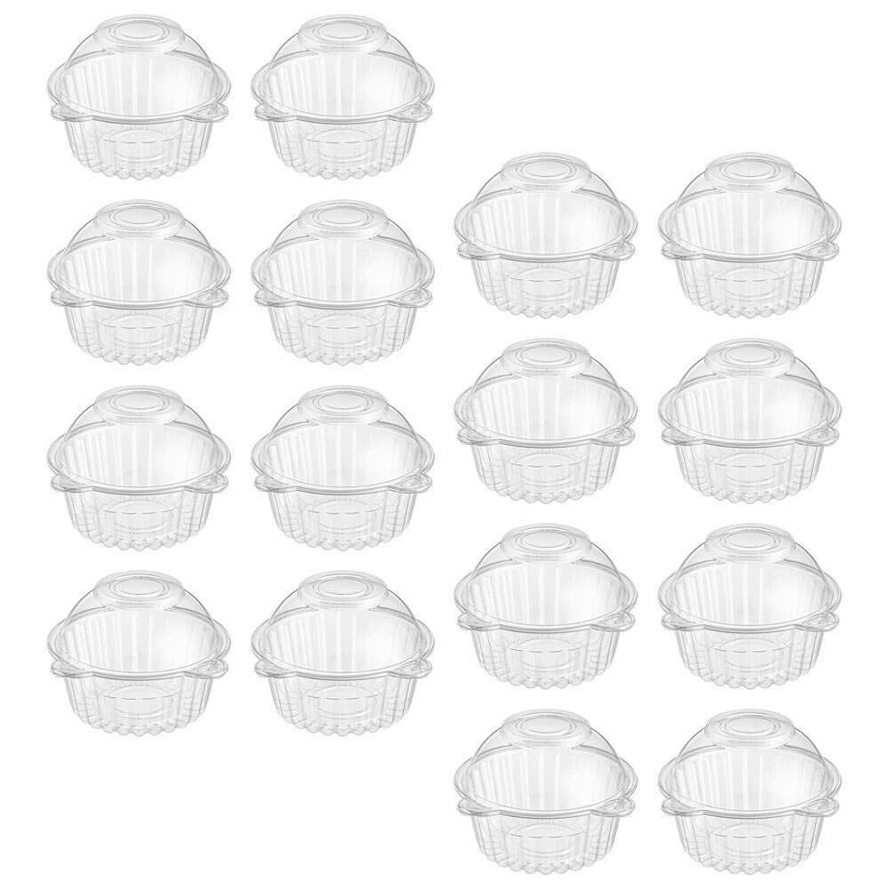 50pcs Cake Storage Case Cake Carrier Container Fresh Keeping Box Cake Packaging Box